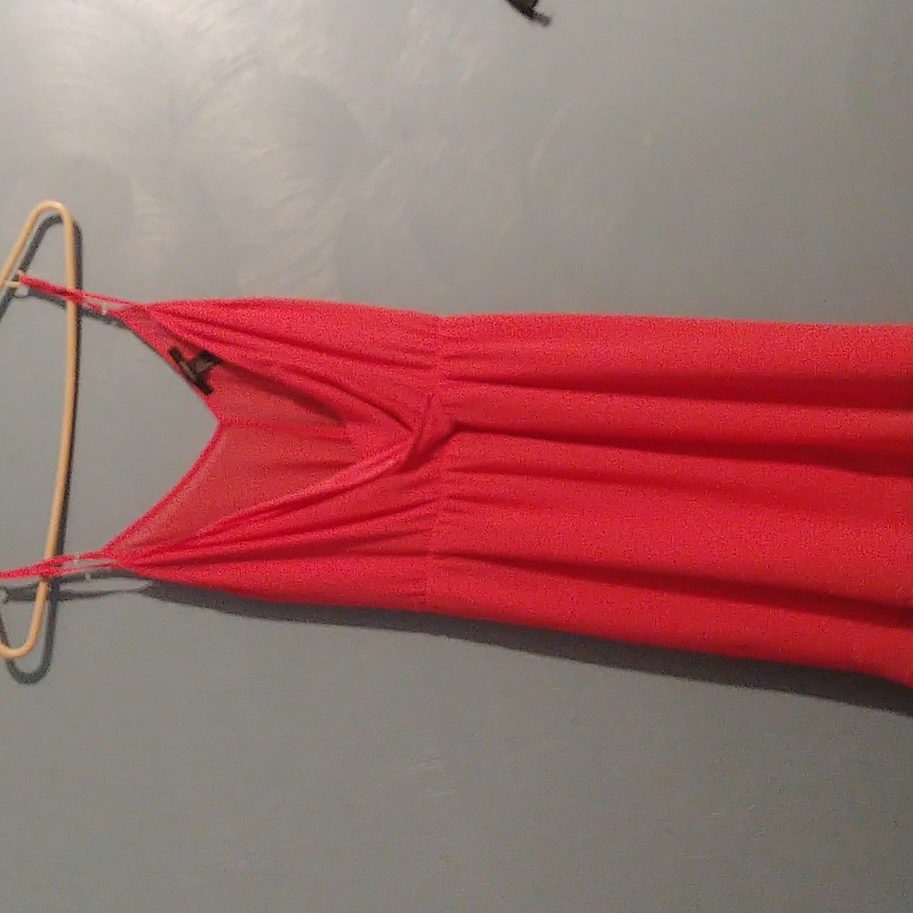 Flowy pink mini dress